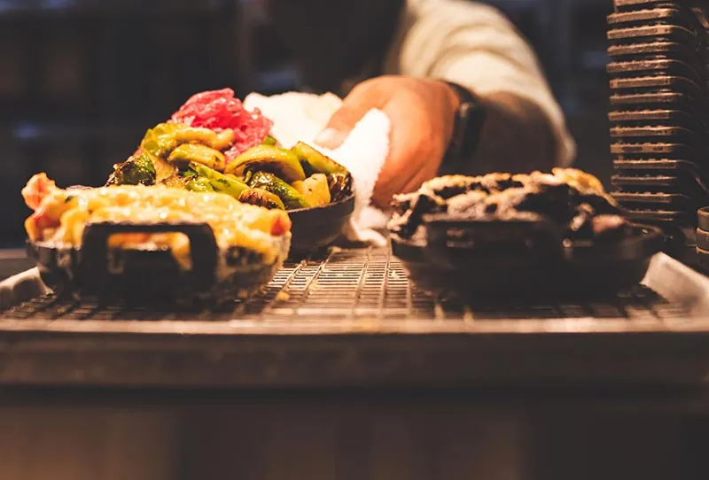 Meals ready to be served